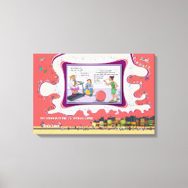 Gewicht und Sehen | Trockene Logik Humor 24x16 Leinwanddruck