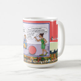 Gewicht und Sehen | Trockener logischer Humor Klas Kaffeetasse