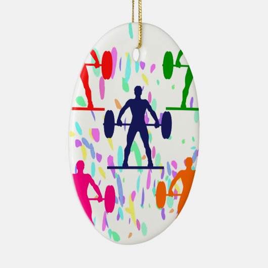 GEWICHTBELEUCHTUNG KERAMIK ORNAMENT (Rechts)