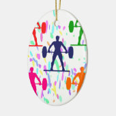 GEWICHTBELEUCHTUNG KERAMIK ORNAMENT (Links)