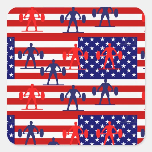 GEWICHTBELEUCHTUNG QUADRATISCHER AUFKLEBER (Vorderseite)