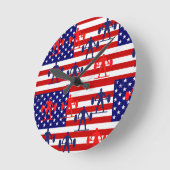 GEWICHTBELEUCHTUNG RUNDE WANDUHR (Winkel)