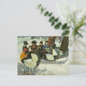 Gewichte für die Soldaten | George Luks Postkarte (Stehend Vorderseite)