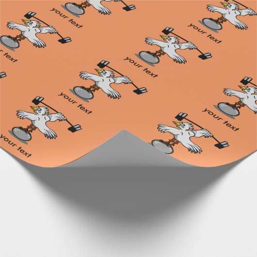 Gewichte für Hühner Geschenkpapier (Ecke)