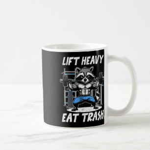 Gewichte heben Müll essen Gewichtheben Bodybuildin Kaffeetasse