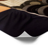 Gewichte im Fitnessraum Poster (Ecke)