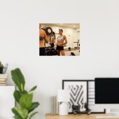 Gewichte im Fitnessraum Poster (Heimbüro)