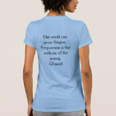 Gewichte T-Shirt (Rückseite)