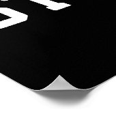 Gewichte und Steaks - Funny Gym Poster (Ecke)