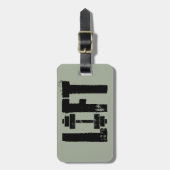 Gewichthebelaufzug Gepäckanhänger (Vorderseite vertikal)