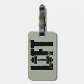 Gewichthebelaufzug Gepäckanhänger (Rückseite vertikal)