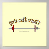 Gewichtheben - Barbell Poster (Vorne)