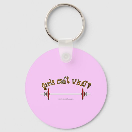 Gewichtheben - Barbell Schlüsselanhänger (Vorderseite)