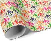 Gewichtheben Geschenkpapier (Rolleneckpunkt)