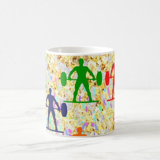 Gewichtheben kaffeetasse (Mittel)