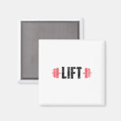 Gewichtheben Krafttraining Fitnessstudio Training  Magnet (Vorderseite/Rückseite)