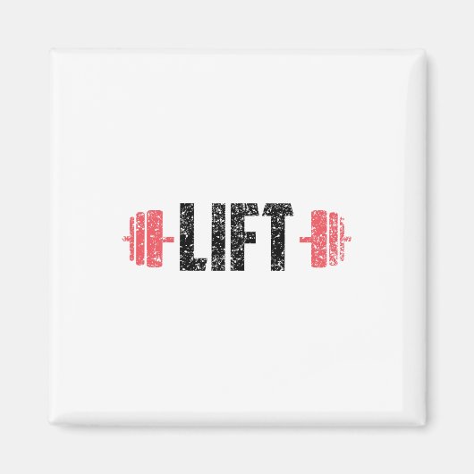Gewichtheben Krafttraining Fitnessstudio Training  Magnet (Vorne)
