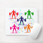GEWICHTHEBEN MOUSEPAD (Mit Mouse)