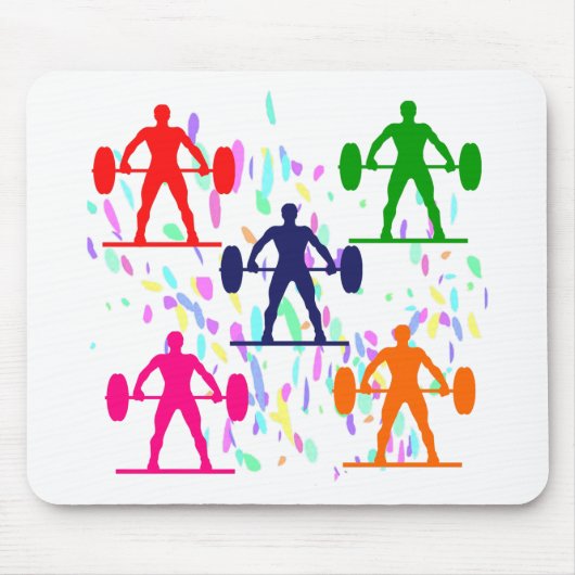 GEWICHTHEBEN MOUSEPAD (Vorne)