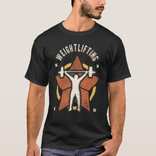 Gewichtheben Vintage Retro Klassischer Sport T-Shirt