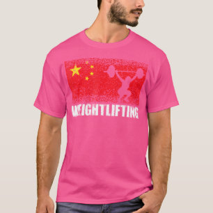 Gewichtheben von Chinen T-Shirt
