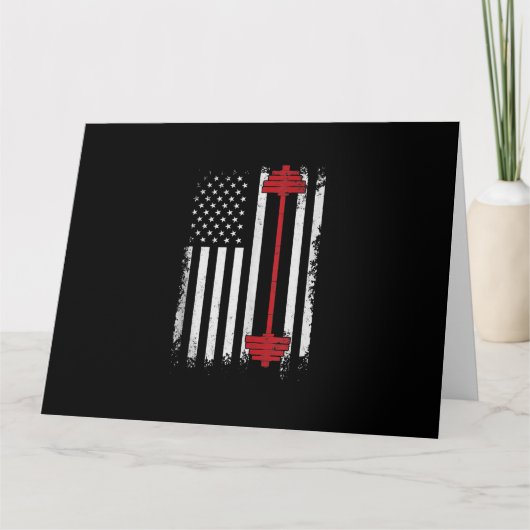 Gewichtheben von Flachgeschenke Training, Gymnasti Karte (Vorderseite)