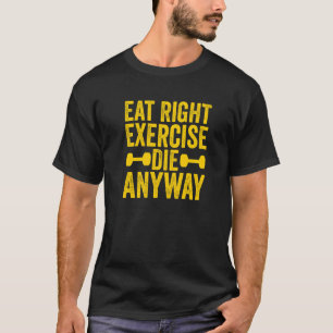 Gewichtheben von Gym Workout essen richtige Übung T-Shirt