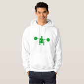Gewichtheber 01 - Grasgrün Hoodie (Vorne ganz)