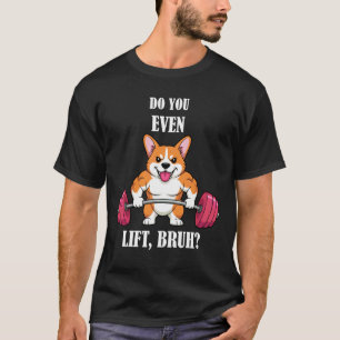 Gewichtheber Corgi Shirt Bodybuilding Fitnessstudi