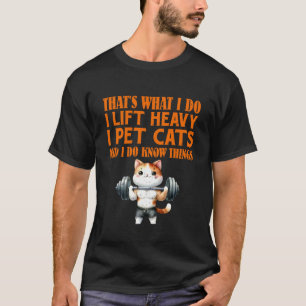 Gewichtheber Was ich tue Heben Schwer und STREICHE T-Shirt