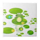 Gewichtheberfrosch Fliese (Vorderseite)