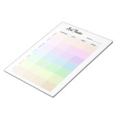 Gewichtholztracker und -planer notizblock (angewinkelt)