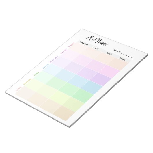 Gewichtholztracker und -planer notizblock (angewinkelt)