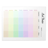 Gewichtholztracker und -planer notizblock (Vorderseite)