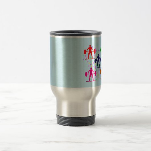 GEWICHTLIFTUNG REISEBECHER (Mittel)