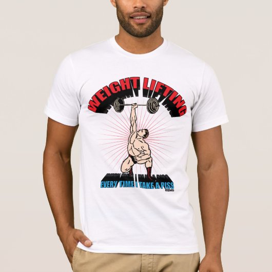 Gewichts-Anheben T-Shirt (Vorderseite)