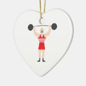 Gewichts-Heber Keramik Ornament (Links)