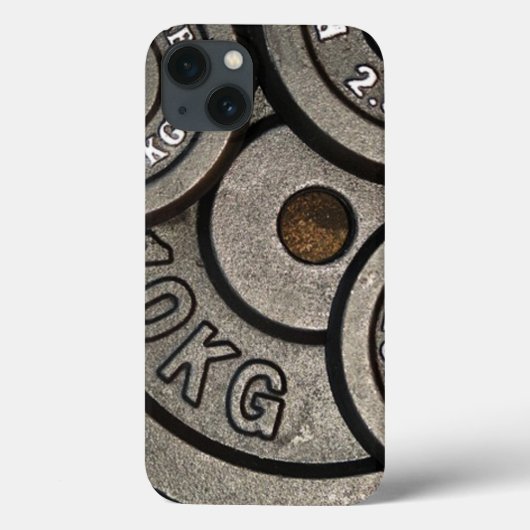 Gewichts-Platten-Telefon-Kasten Case-Mate iPhone Hülle (Rückseite)