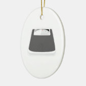 Gewichts-Skala Keramikornament (Links)