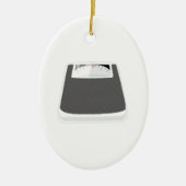 Gewichts-Skala Keramikornament (Vorne)