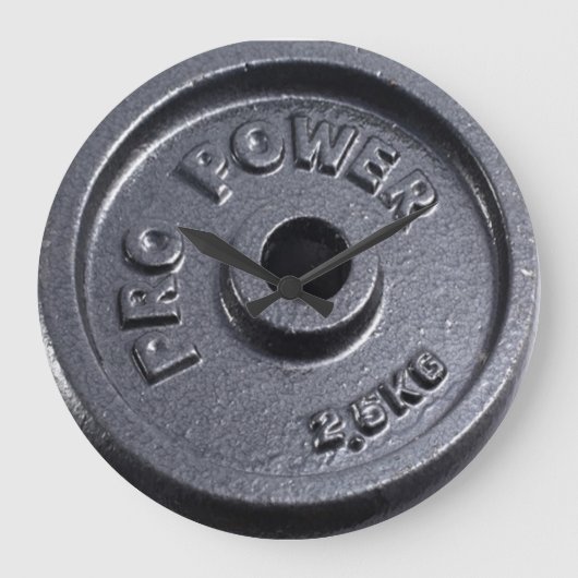 Gewichts-Uhr Große Wanduhr (Vorderseite)