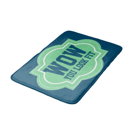 Gewichts-Verlust-Motivation Badematte (Schrägansicht)