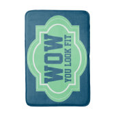 Gewichts-Verlust-Motivation Badematte (Vorderseite Vertikal)