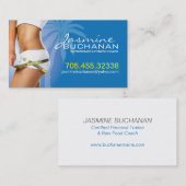 Gewichts-Verlust-Visitenkarte-Schablone Visitenkarte (Vorne/Hinten)