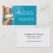 Gewichts-Verlust-Visitenkarte-Schablone Visitenkarte (Vorne/Hinten)