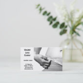 Gewichts-Verlust-Visitenkarte Visitenkarte (Stehend Vorderseite)