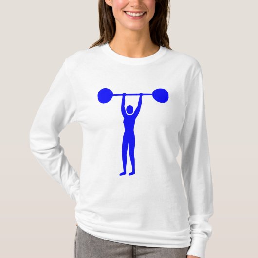 Gewichtsabnahme 02 - Blau T-Shirt (Vorderseite)