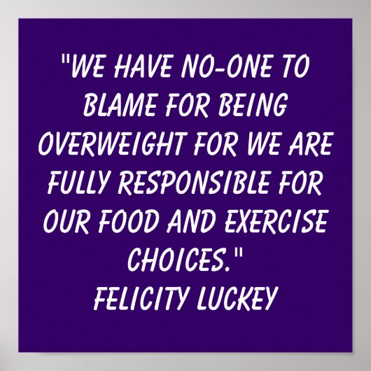 Gewichtsabnahme 8 poster (Vorne)