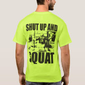 "Gewichtsabnahme" - Aufziehen und Squash T-Shirt (Rückseite)