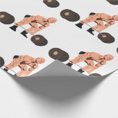 Gewichtsabnahme Geschenkpapier (Ecke)